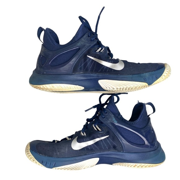 Nike Zoom Hyperrev 742247-405 Navy White Men's Basketball Shoe Sneaker Size 7 - Picture 6 of 11